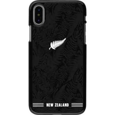 iPhone X / Xs Case Hülle - Neuseeland 2026 personalisierbares Fussballtrikot
