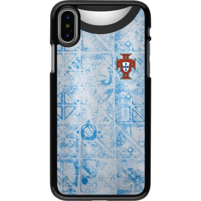 Coque iPhone X / Xs - Maillot de football Portugal Extérieur personnalisable