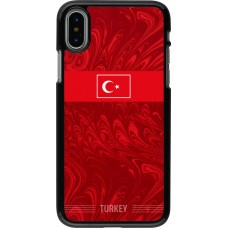Coque iPhone X / Xs - Maillot de football Turquie 2026 personnalisable