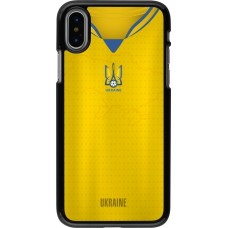 iPhone X / Xs Case Hülle - Fussballtrikot Ukraine