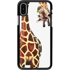 Hülle iPhone X / Xs - Giraffe Fit