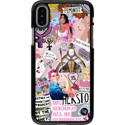 Coque iPhone X / Xs - Girl Power Collage
