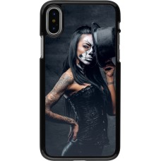 Coque iPhone X / Xs - Halloween 22 Tattooed Girl