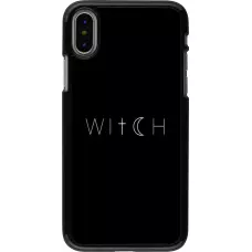 iPhone X / Xs Case Hülle - Halloween 22 witch word