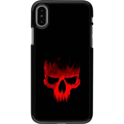 iPhone X / Xs Case Hülle - Halloween 2023 scary skull