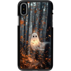 Coque iPhone X / Xs - Halloween 2025 Ghost in the forest