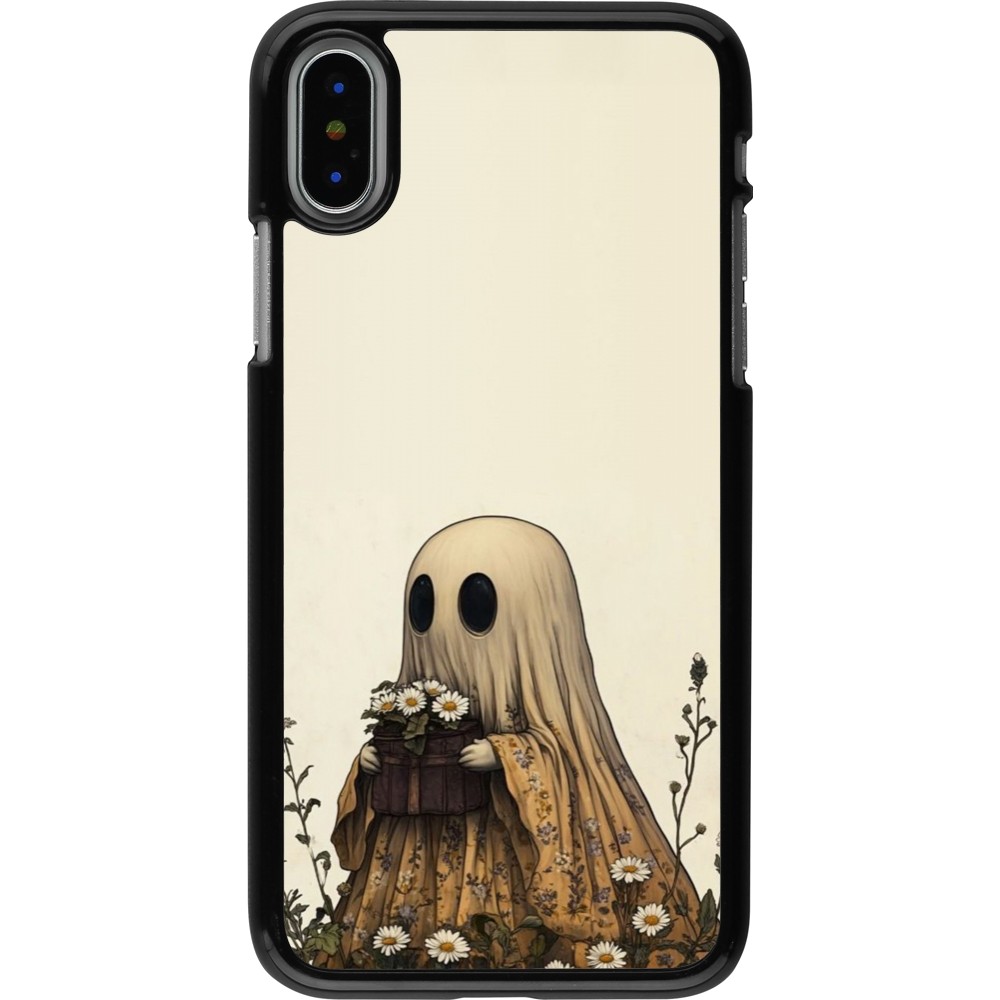 Coque iPhone X / Xs - Halloween 2025 Ghost gardener