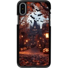 Coque iPhone X / Xs - Halloween 2025 Haunted house