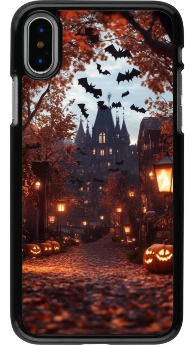 Coque iPhone X / Xs - Halloween 2025 Haunted house