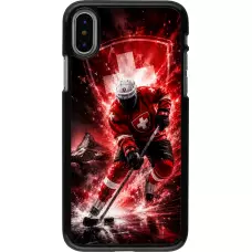 iPhone X / Xs Case Hülle - Hockey World Championship Player