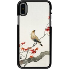 iPhone X / Xs Case Hülle - Japanese Bird