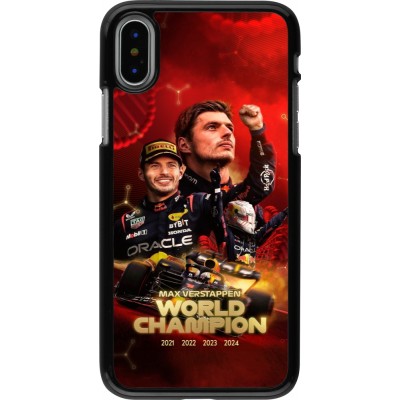 iPhone X / Xs Case Hülle - Max Verstappen Champion 2023