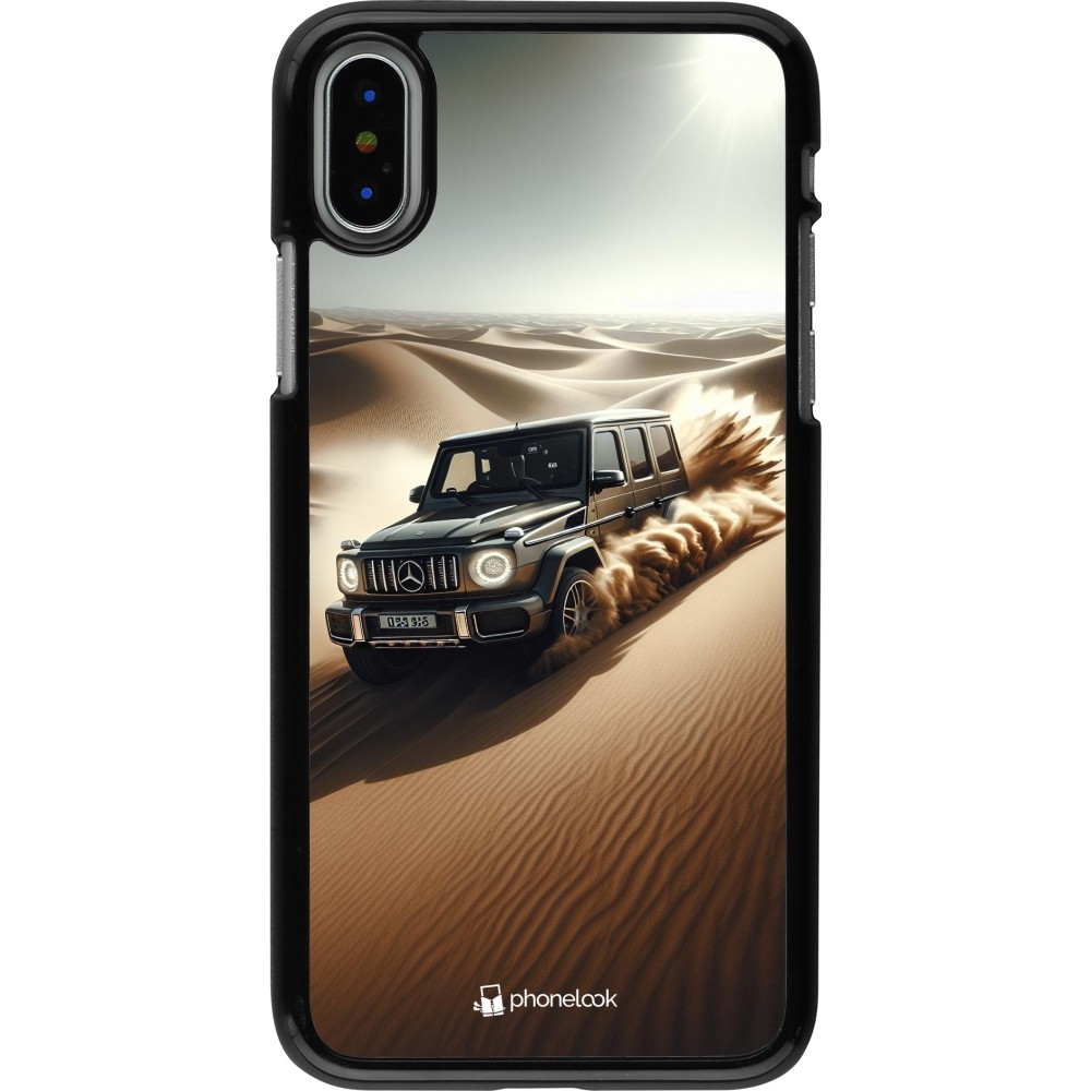iPhone X / Xs Case Hülle - Mercedes G Drift Wueste
