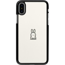 iPhone X / Xs Case Hülle - Minimal Häschen Süße