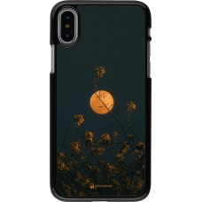 Hülle iPhone X / Xs - Moon Flowers