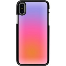 iPhone X / Xs Case Hülle - Orange Pink Blue Gradient