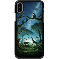 Coque iPhone X / Xs - Paradis des animaux exotiques