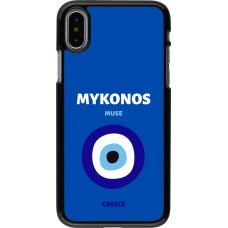 iPhone X / Xs Case Hülle - Pop Summer Destination Mykonos