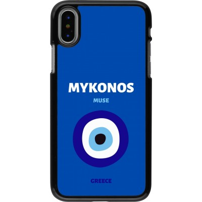 Coque iPhone X / Xs - Pop Summer Destination Mykonos