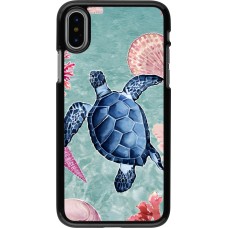 Coque iPhone X / Xs - Preppy Turtle