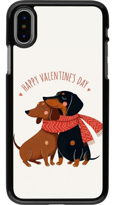 iPhone X / Xs Case Hülle - Saint Valentines Day 26 Happy Valentine