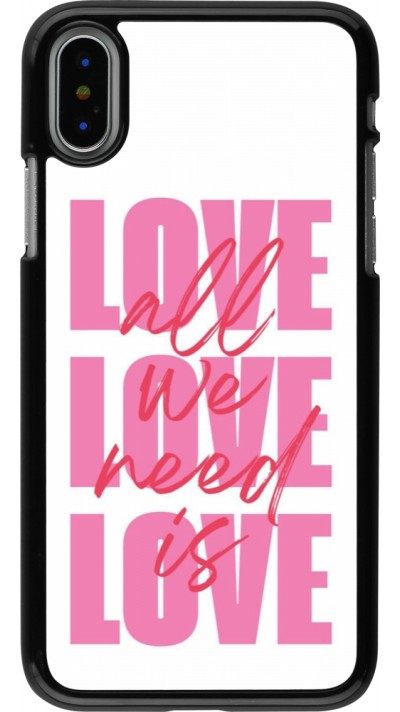 iPhone X / Xs Case Hülle - Saint Valentines Day 26 Love all we need is
