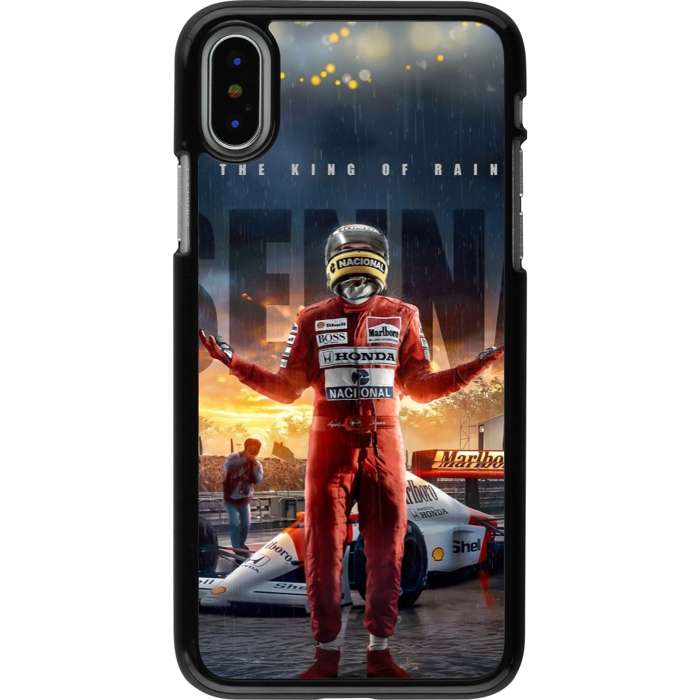 Coque iPhone X / Xs - Senna The King of Rain