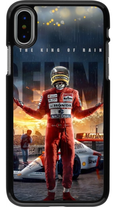 iPhone X / Xs Case Hülle - Senna The King of Rain