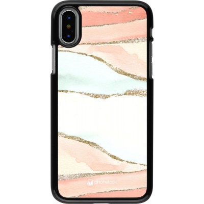 Coque iPhone X / Xs - Shimmering Orange