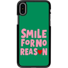 Coque iPhone X / Xs - Smile for no reason 2026