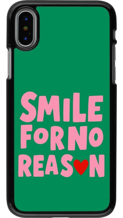 Coque iPhone X / Xs - Smile for no reason 2026