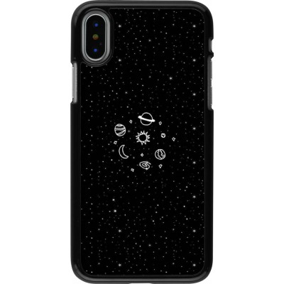 Coque iPhone X / Xs - Space Doodle