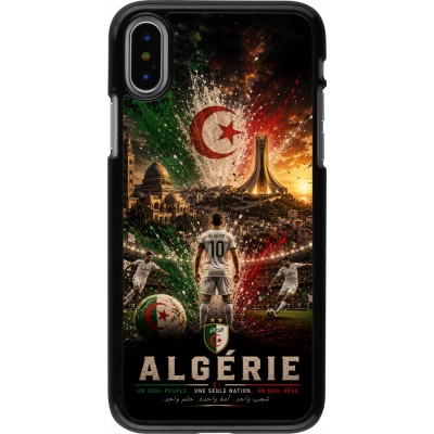 iPhone X / Xs Case Hülle - Fussball Algerien splash 2026