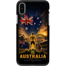 iPhone X / Xs Case Hülle - Fussball Australien splash 2026