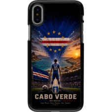 iPhone X / Xs Case Hülle - Fussball Kap Verde splash 2026