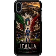 iPhone X / Xs Case Hülle - Fussball Italien splash 2026