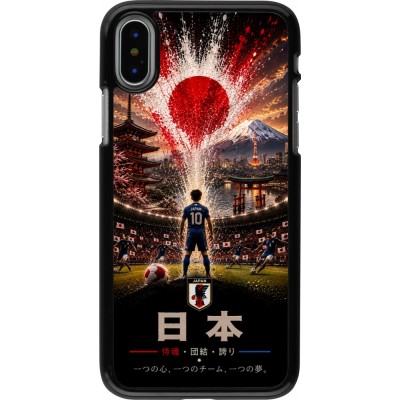 iPhone X / Xs Case Hülle - Fussball Japan splash 2026