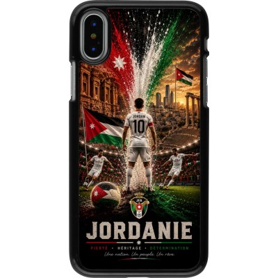 Coque iPhone X / Xs - Football Jordanie splash 2026