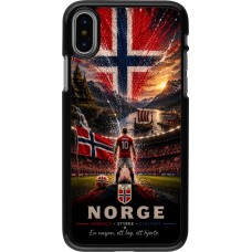 iPhone X / Xs Case Hülle - Fussball Norwegen splash 2026