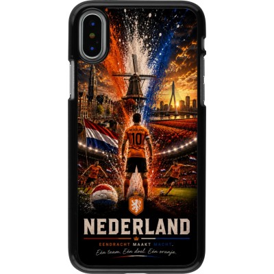 iPhone X / Xs Case Hülle - Fussball Niederlande splash 2026