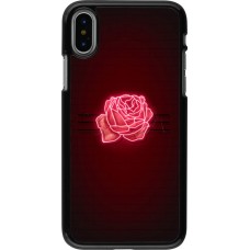 iPhone X / Xs Case Hülle - Spring 23 neon rose