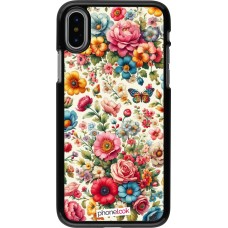 iPhone X / Xs Case Hülle - Spring 25 fruehling bluetend