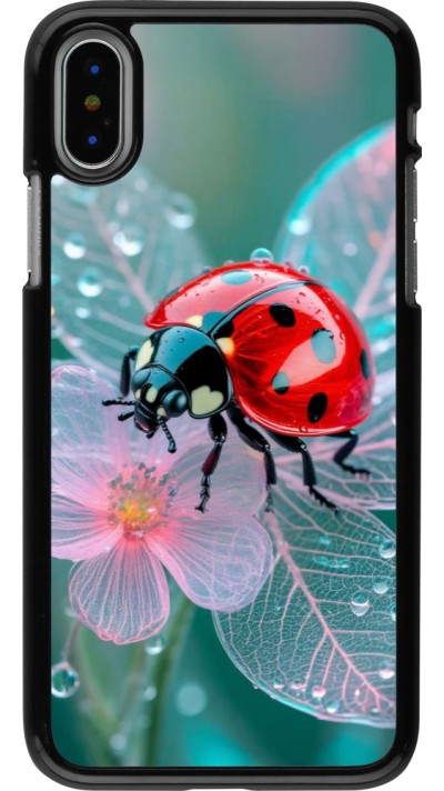 iPhone X / Xs Case Hülle - Ladybird in bloom Spring 2026
