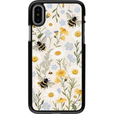 iPhone X / Xs Case Hülle - Pattern bees Spring 2026