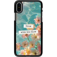 iPhone X / Xs Case Hülle - Summer 2025 Grow with the flow
