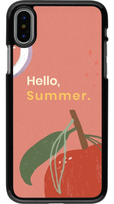 Coque iPhone X / Xs - Summer 2025 Hello summer