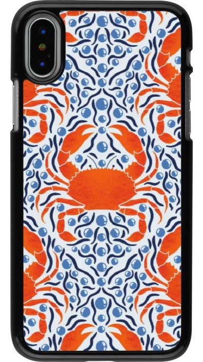 iPhone X / Xs Case Hülle - Crabs and pearls Summer 2026