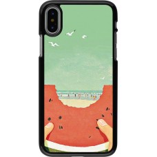 iPhone X / Xs Case Hülle - Views through a watermelon Summer 2026