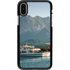 Coque iPhone X / Xs - Fête Nationale Suisse Bateau Leman