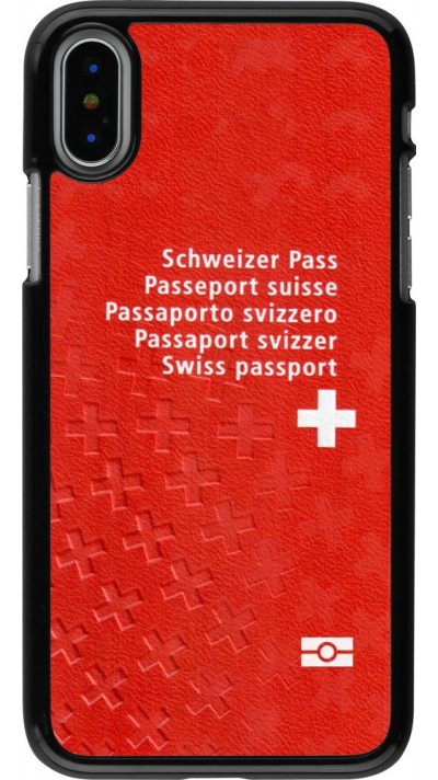 Coque iPhone X / Xs - Swiss Passport